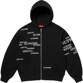 Supreme Special Zip Up Hooded Sweatshirt Black