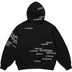 Supreme Special Zip Up Hooded Sweatshirt - Black (front)