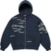 Supreme Special Zip Up Hooded Sweatshirt - Navy (front)