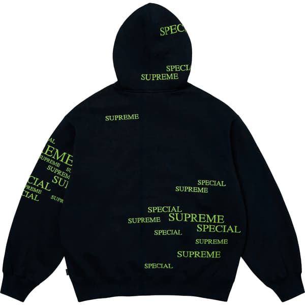 Supreme Special Zip Up Hooded Sweatshirt - Navy (front)