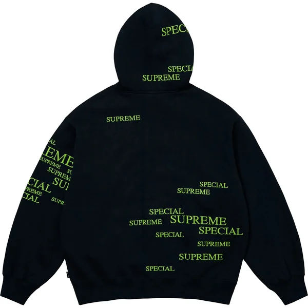 Supreme Special Zip Up Hooded Sweatshirt - Navy (front)