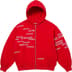 Supreme Special Zip Up Hooded Sweatshirt - Red (front)