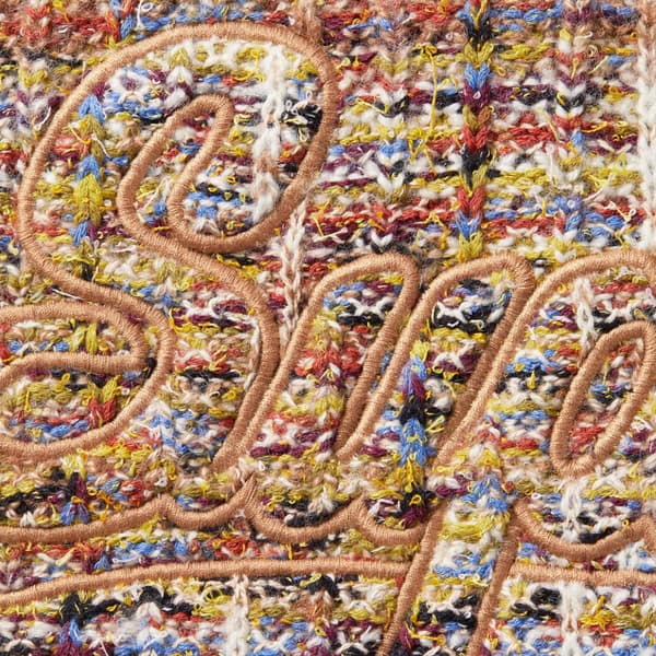 Supreme Speckled Zip Up Sweater Vest - Tan (front)