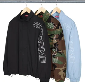Supreme Spellout Embroidered Ripstop Track Jacket