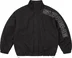 Supreme Spellout Embroidered Ripstop Track Jacket - Black (front)