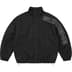 Supreme Spellout Embroidered Ripstop Track Jacket - Black (front)