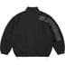 Supreme Spellout Embroidered Ripstop Track Jacket - Black (front)