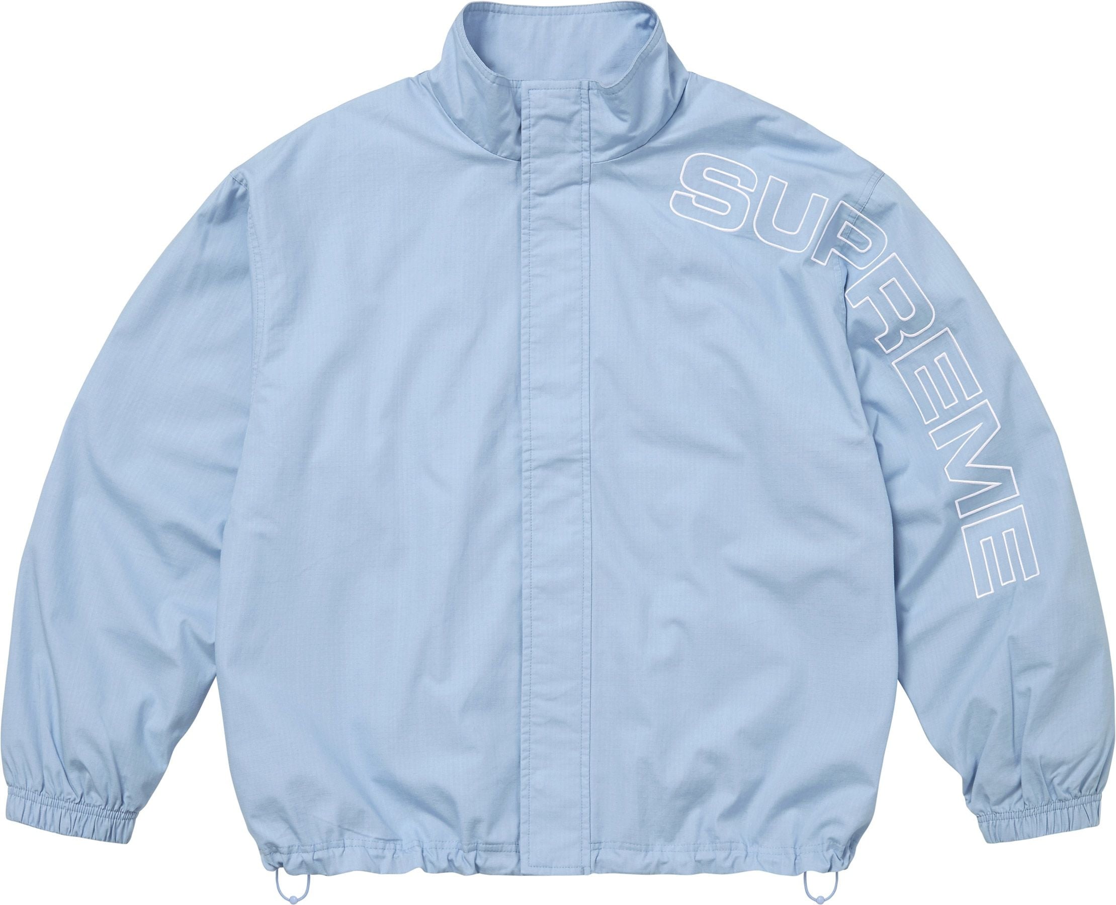 Supreme Spellout Embroidered Ripstop Track Jacket colorway 7