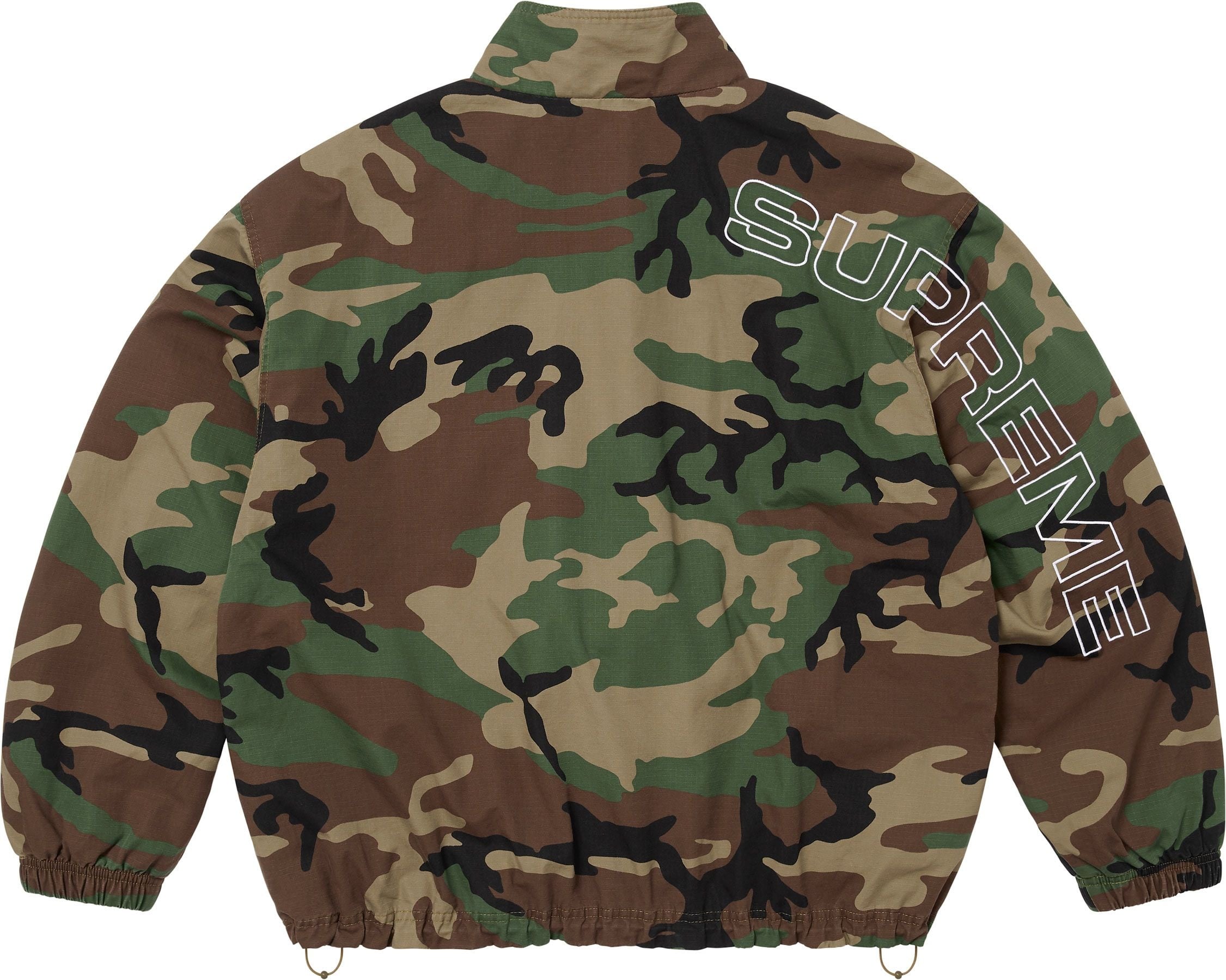 Supreme Spellout Embroidered Ripstop Track Jacket