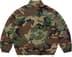 Supreme Spellout Embroidered Ripstop Track Jacket - Woodland Camo (front)