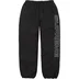 Supreme Spellout Embroidered Ripstop Track Pant - Black (front)