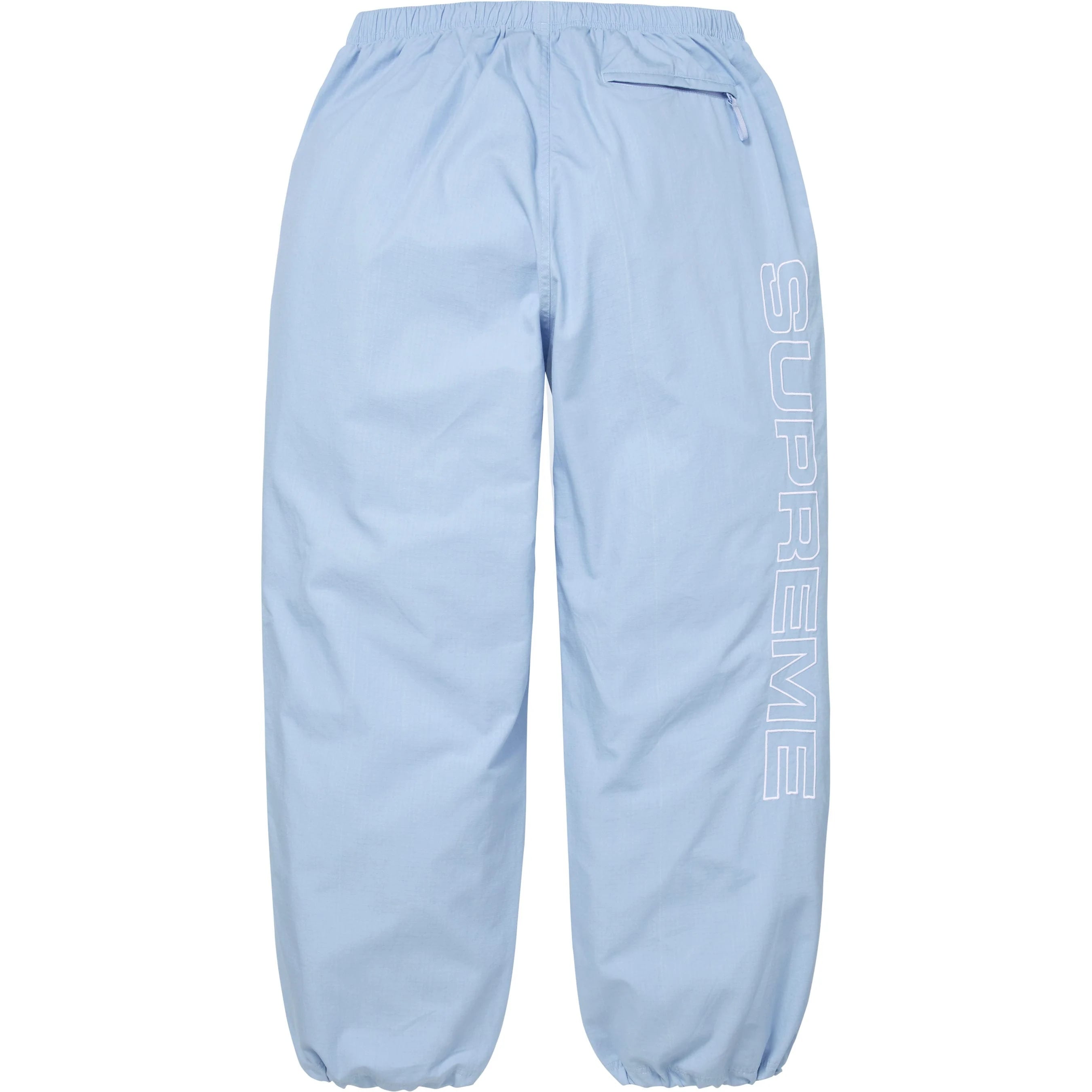 Supreme Spellout Embroidered Ripstop Track Pant colorway 9