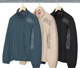 Supreme Spellout Embroidered Track Jacket