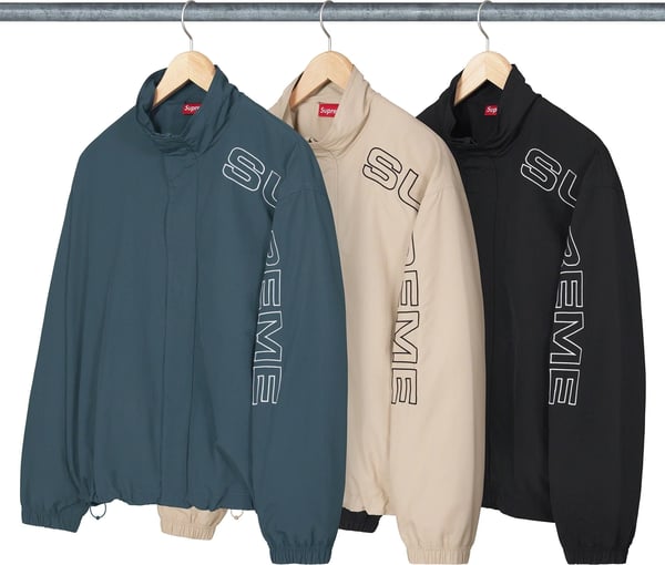 Supreme Spellout Embroidered Track Jacket - Product Image