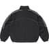 Supreme Spellout Embroidered Track Jacket - Black (front)
