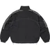 Supreme Spellout Embroidered Track Jacket - Black (front)