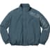 Supreme Spellout Embroidered Track Jacket - Dark Blue (front)