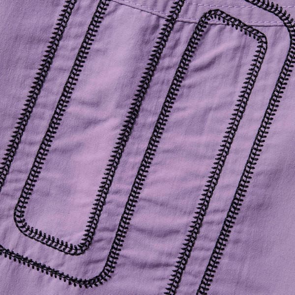 Supreme Spellout Embroidered Track Jacket - Dusty Purple (front)