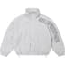 Supreme Spellout Embroidered Track Jacket - Grey (front)