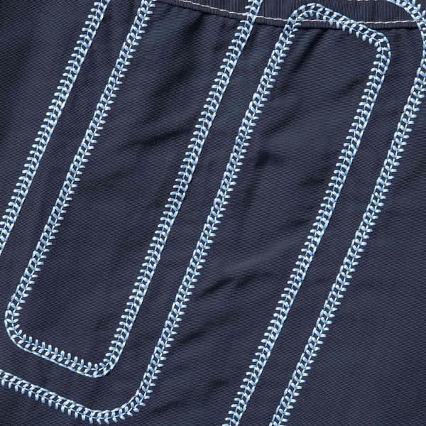 Supreme Spellout Embroidered Track Jacket - Navy (front)