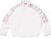 Supreme Spellout Embroidered Track Jacket - White (front)