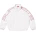 Supreme Spellout Embroidered Track Jacket - White (front)