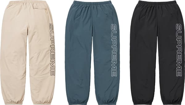 Supreme Spellout Embroidered Track Pant - Product Image