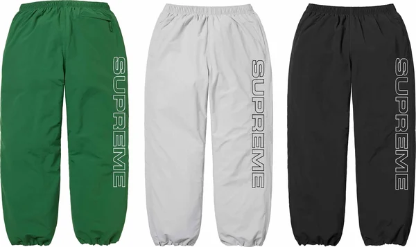 Supreme Spellout Embroidered Track Pant - Product Image