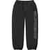 Supreme Spellout Embroidered Track Pant - Black (front)
