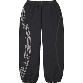 Supreme Spellout Embroidered Track Pant Black