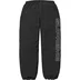 Supreme Spellout Embroidered Track Pant - Black (front)
