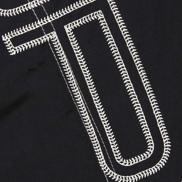 Supreme Spellout Embroidered Track Pant - Black (front)