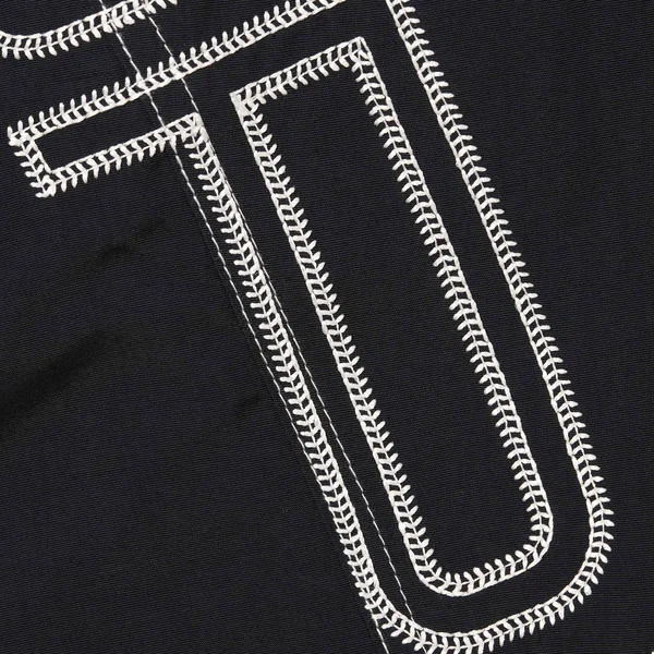 Supreme Spellout Embroidered Track Pant - Black (front)