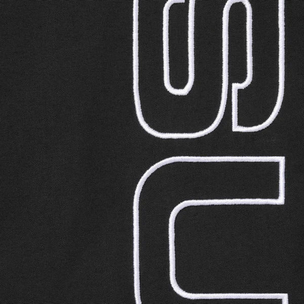 Supreme Spellout Embroidered Track Pant - Black (front)