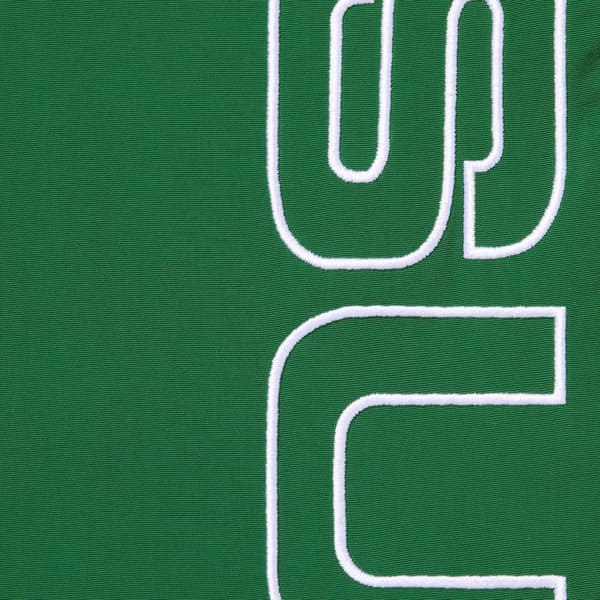 Supreme Spellout Embroidered Track Pant - Dark Green (front)