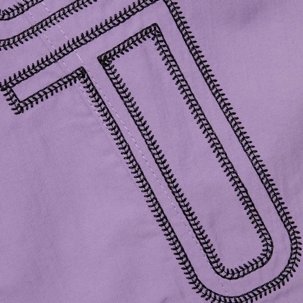 Supreme Spellout Embroidered Track Pant - Dusty Purple (front)