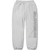 Supreme Spellout Embroidered Track Pant - Grey (front)