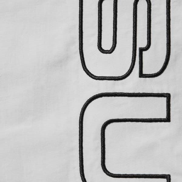 Supreme Spellout Embroidered Track Pant - Grey (front)