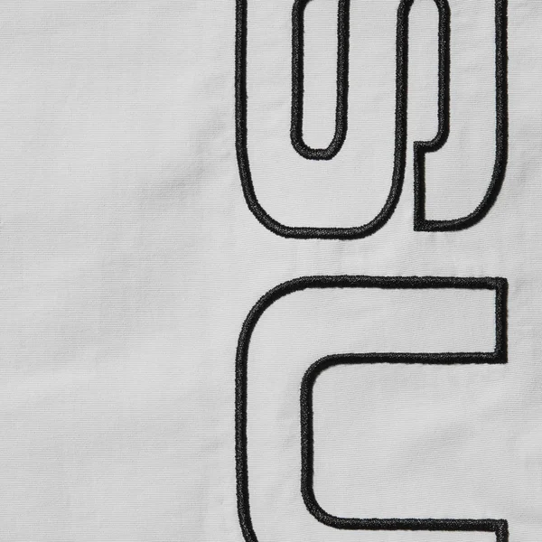 Supreme Spellout Embroidered Track Pant - Grey (front)