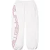Supreme Spellout Embroidered Track Pant - White (front)