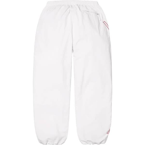 Supreme Spellout Embroidered Track Pant - White (front)