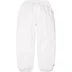 Supreme Spellout Embroidered Track Pant - White (front)