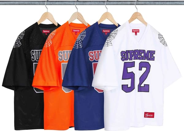 Supreme Spiderweb Football Jersey - Product Image