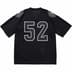 Supreme Spiderweb Football Jersey - Black (front)
