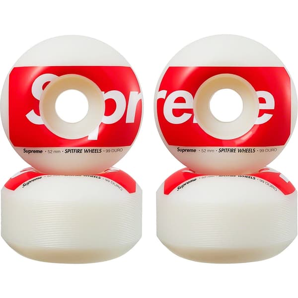Supreme Spitfire Shop Wheels (Set of 4) - 52mm (front)