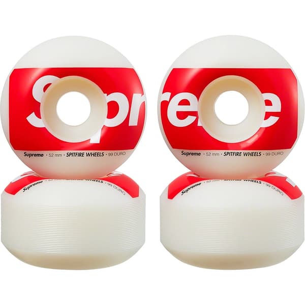 Supreme Spitfire Shop Wheels (Set of 4) - 52mm (front)