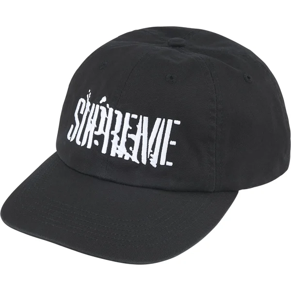 Supreme Splatter 6-Panel - Black (front)