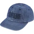Supreme Splatter 6-Panel - Denim (front)