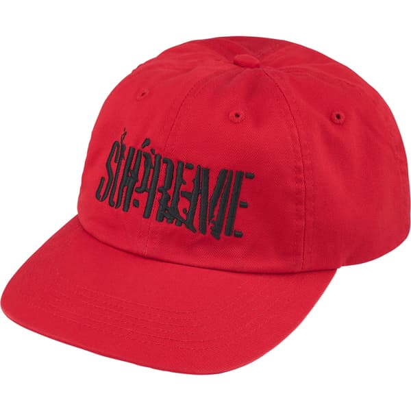 Supreme Splatter 6-Panel - Red (front)