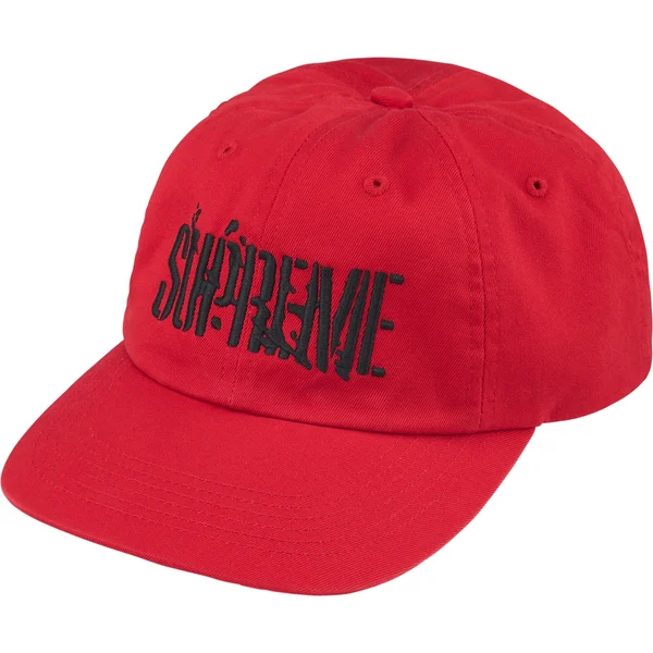 Supreme Splatter 6-Panel - Red (front)